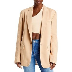 A.L.C. DAKOTA SINGLE BREASTED MODAL BLEND BLAZER, SZ US/6 TAWNY